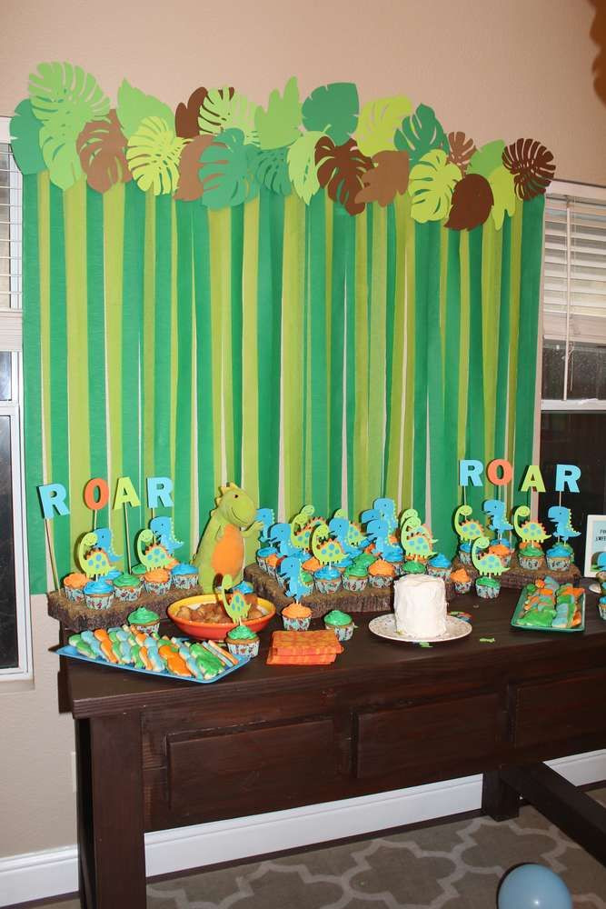 Baby Dinosaur Birthday Party
 John s 1st Birthday Baby Dino Party
