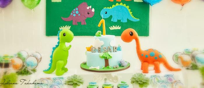 Baby Dinosaur Birthday Party
 Kara s Party Ideas Dinosaur Party Planning Ideas Supplies