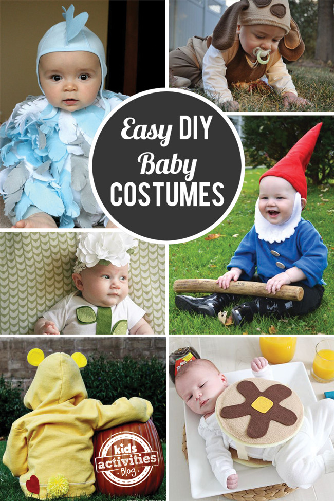 Baby DIY Halloween Costumes
 Easy Homemade Halloween Costumes for Baby