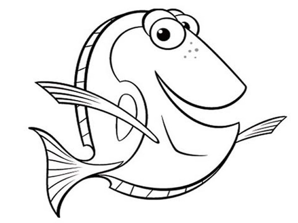 Baby Dory Coloring Page
 Baby Dory Pages Coloring Pages