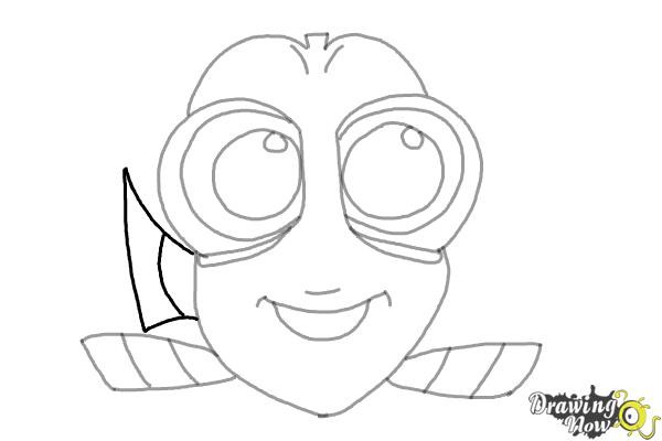 Baby Dory Coloring Page
 How to Draw Baby Dory From Finding Dory