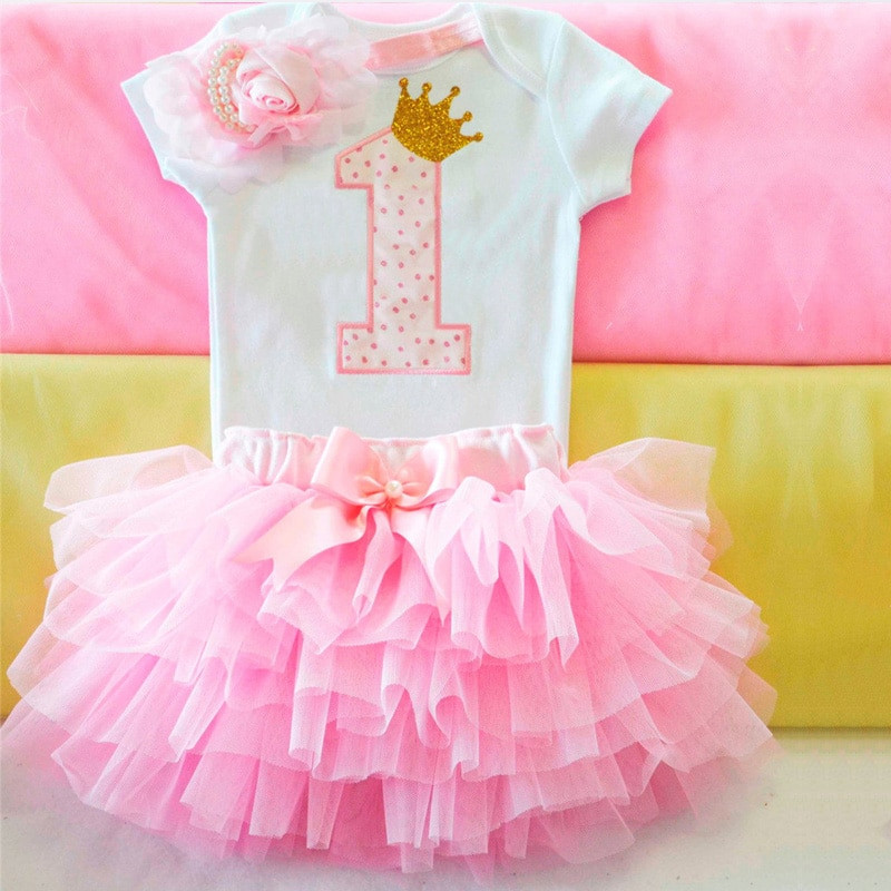 Baby Dress For Birthday Party
 First 1 Year Baby Girl Birthday Party Dress fy Outfits