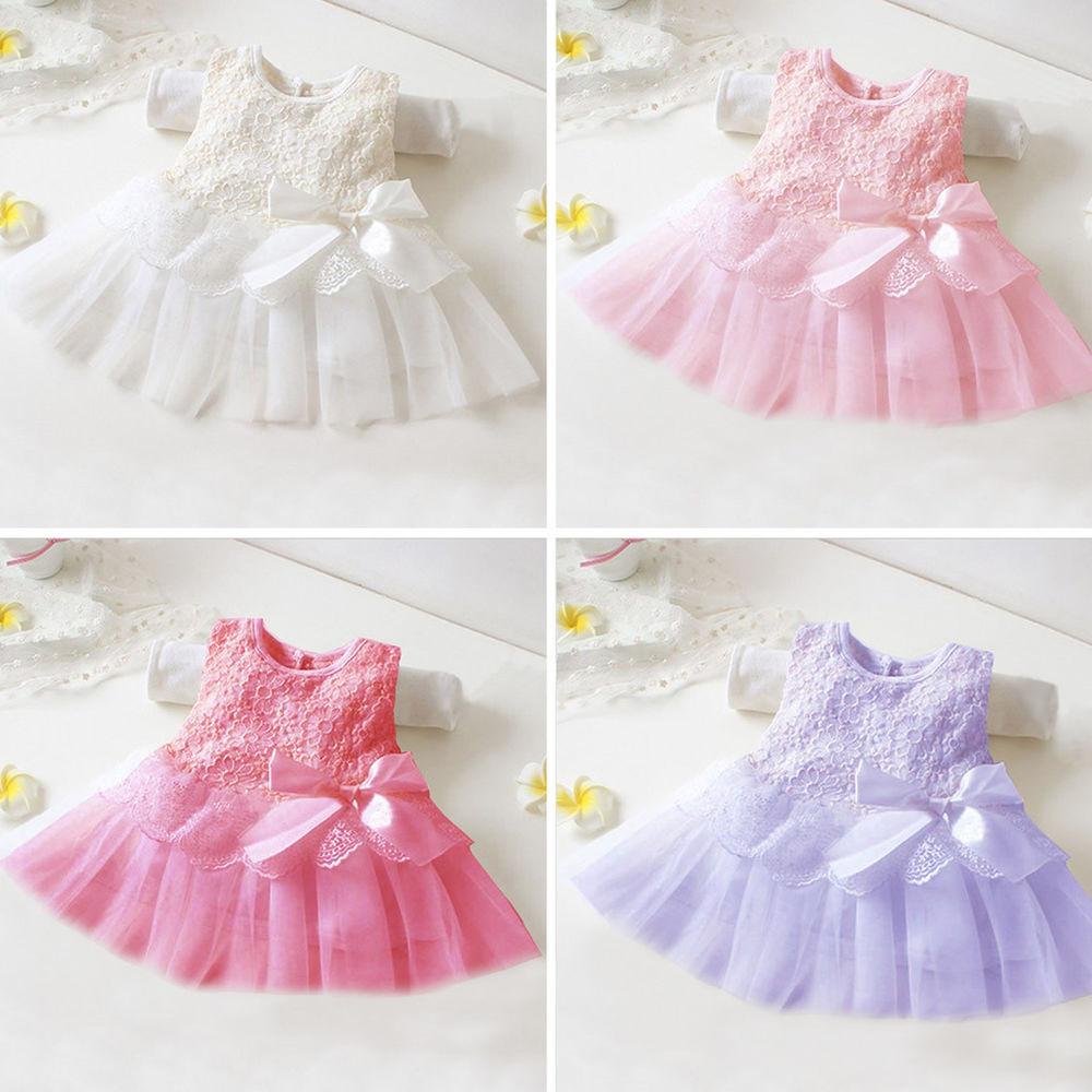 Baby Dress For Birthday Party
 Newborn Baby Girl Tutu Dress First Birthday Skirt Clothes