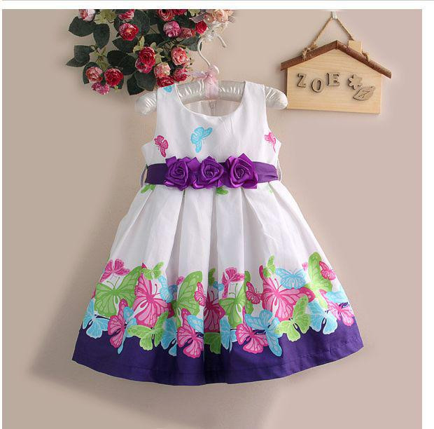 Baby Dresses Design
 2019 Cute New Design Baby Girl s Sleeveless Flower Dress