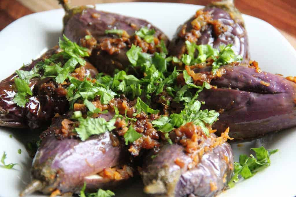 Baby Eggplant Recipe
 Stuffed Baby Eggplant ministryofcurry