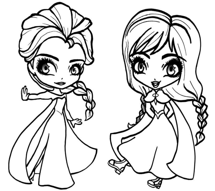 Baby Elsa And Anna Coloring Pages
 Baby Frozen Coloring Pages babyfrozencoloringpages