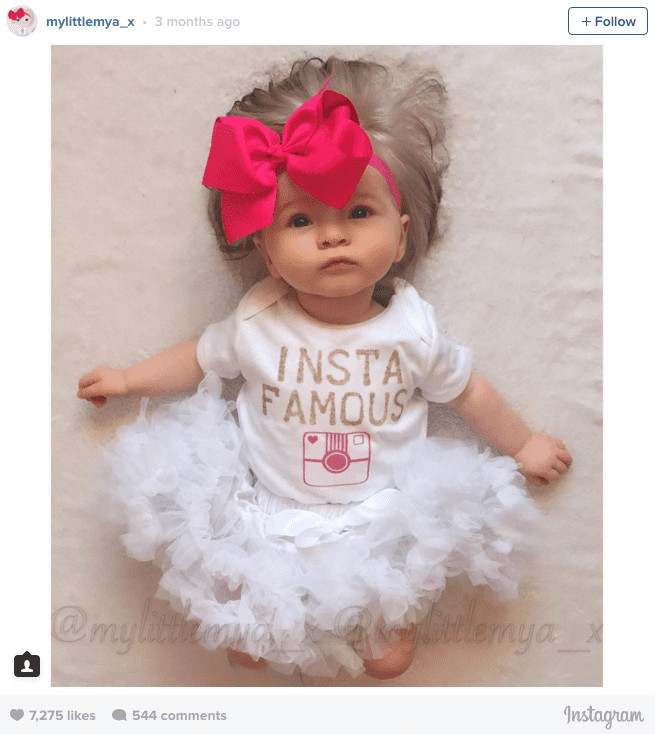 Baby Fashion Instagram
 My Little Mya Instagram Baby Fashion Account