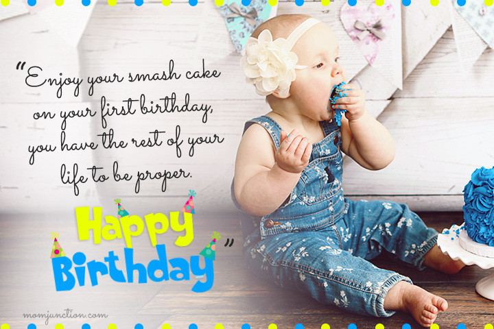 Baby First Year Quotes
 106 Wonderful 1st Birthday Wishes And Messages For Babies