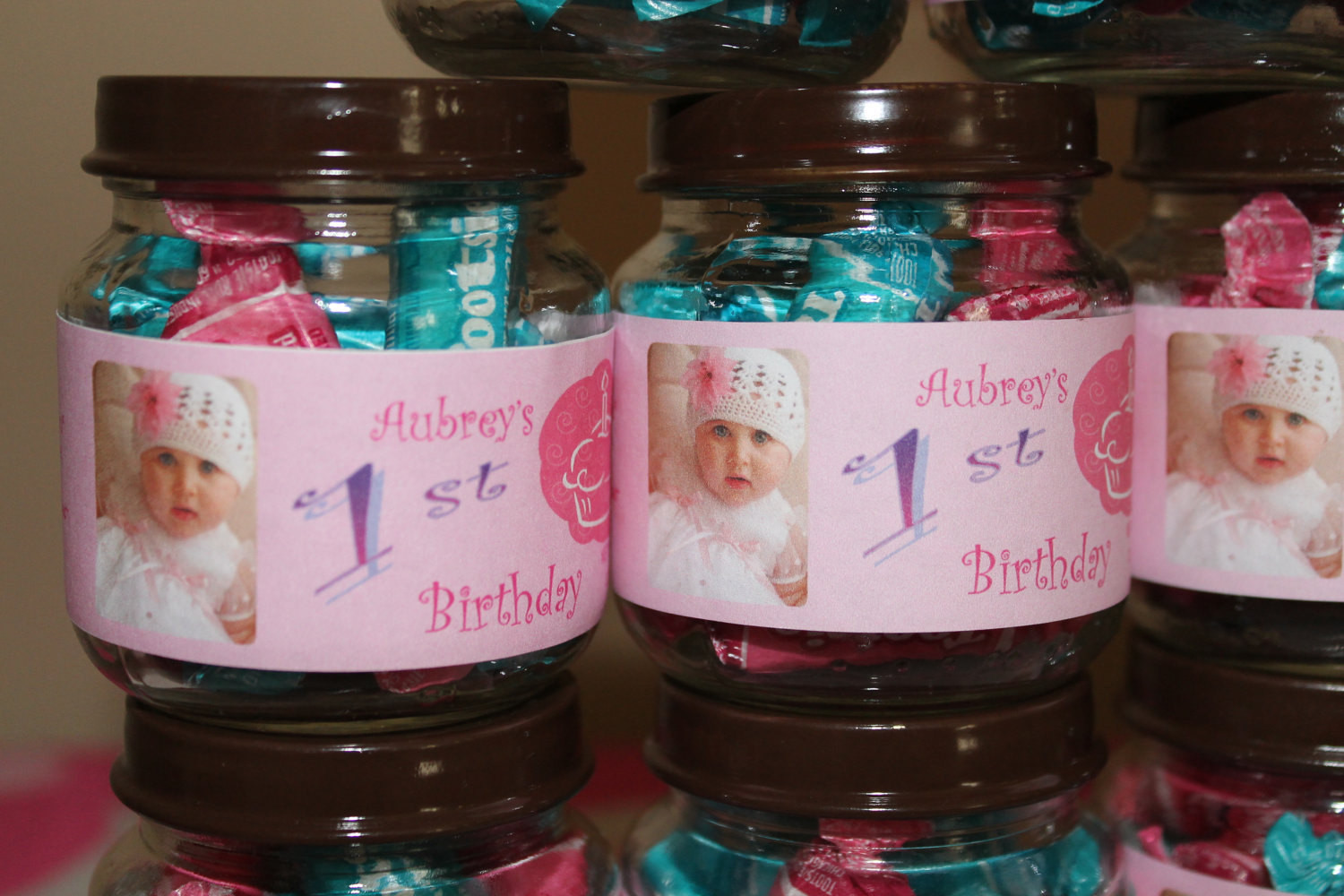 Baby Food Jars Party Favors
 Printable Baby Food Jar Custom Labels Baby Shower Baptism