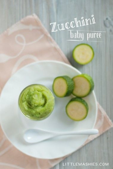 Baby Food Zucchini Recipes
 Baby food recipe Zucchini puree from Little Mashies