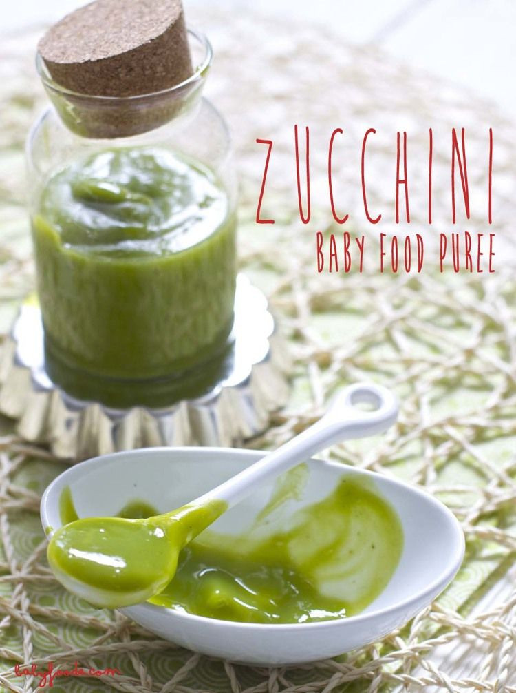 Baby Food Zucchini Recipes
 Zucchini potato baby food puree Recipe