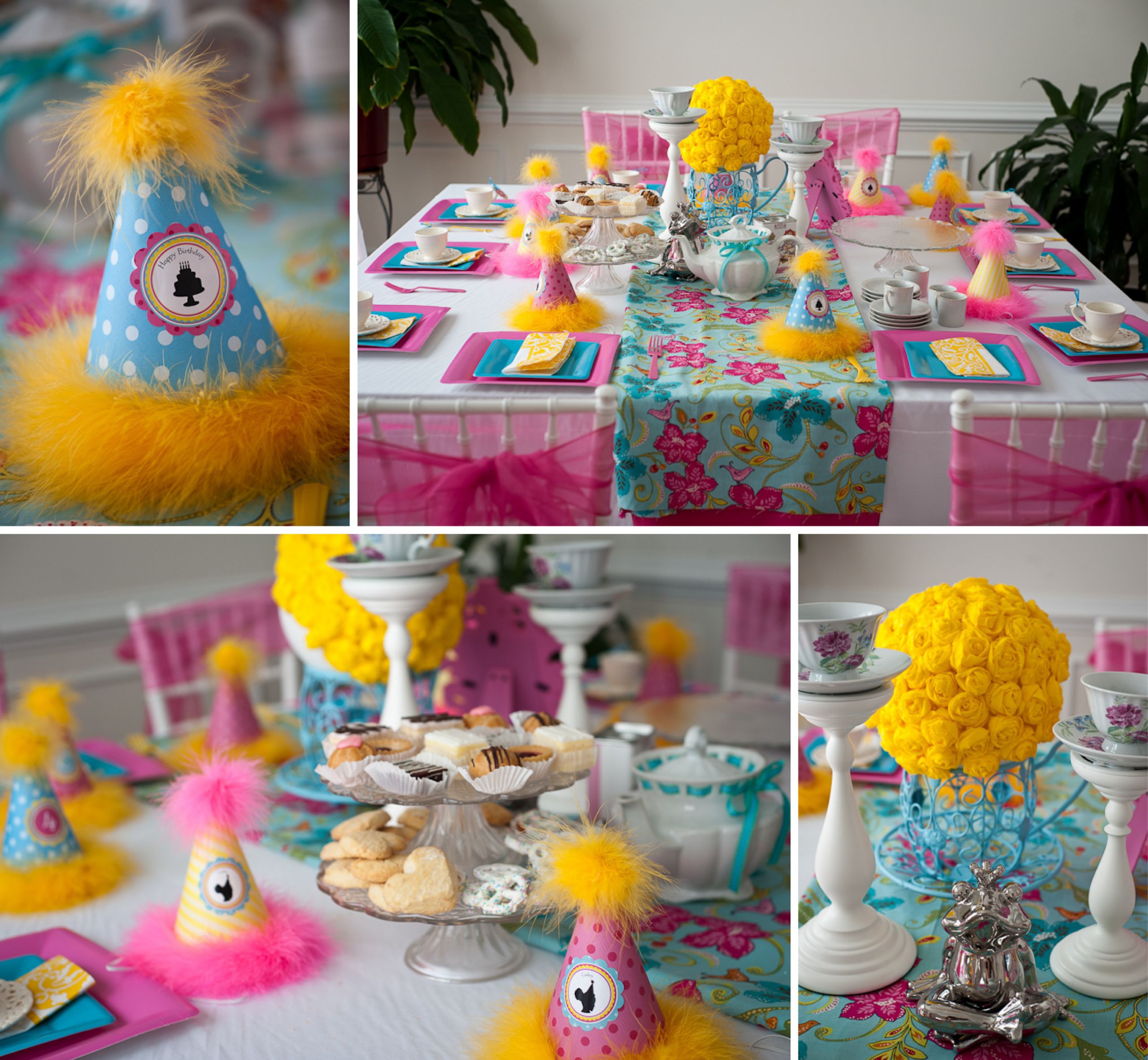Baby Girl Bday Party
 A Precious Tea Party with Tutus and Baby Dolls Anders