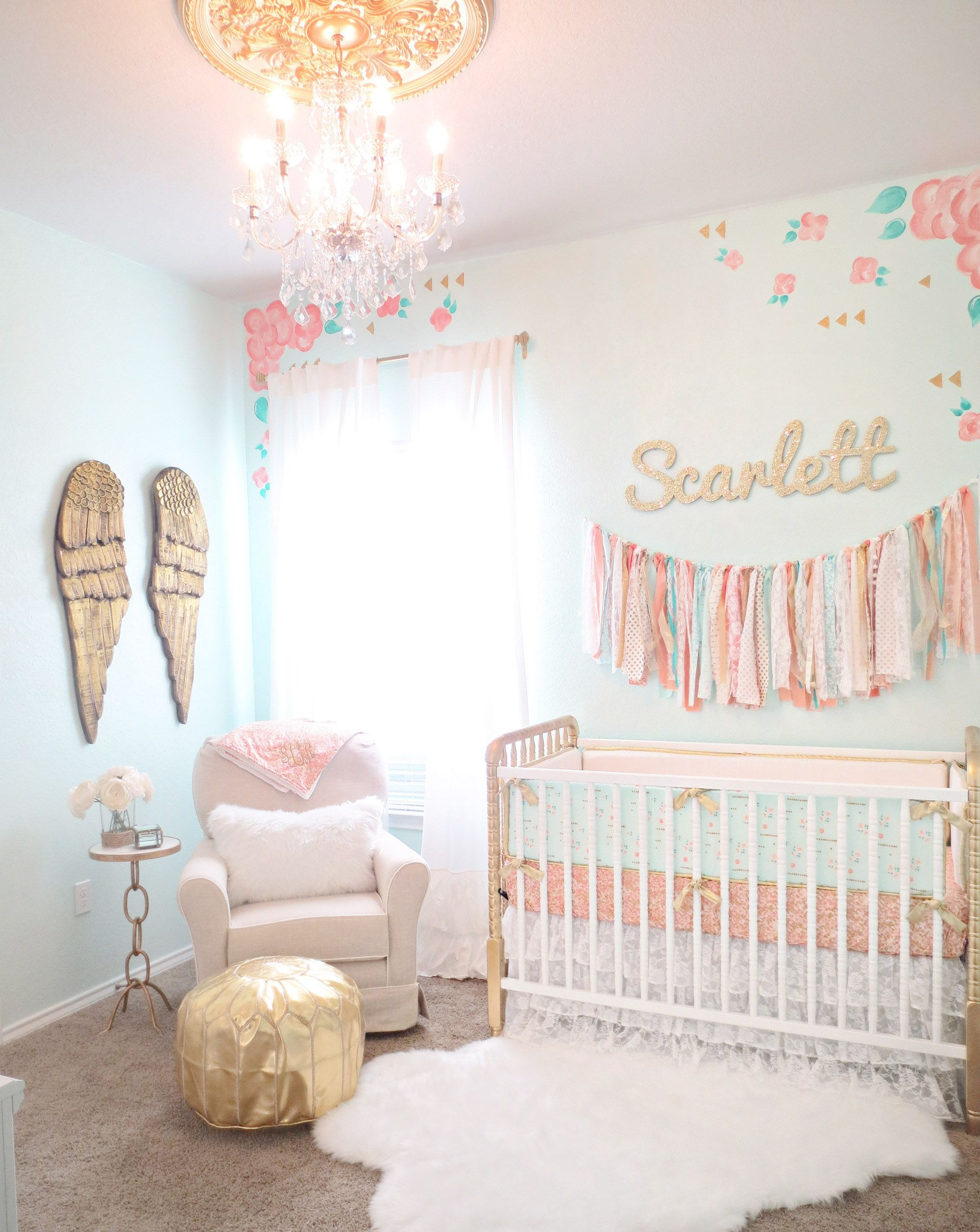 Baby Girl Bedroom Decorating Ideas
 Design Reveal Vintage Lace Nursery
