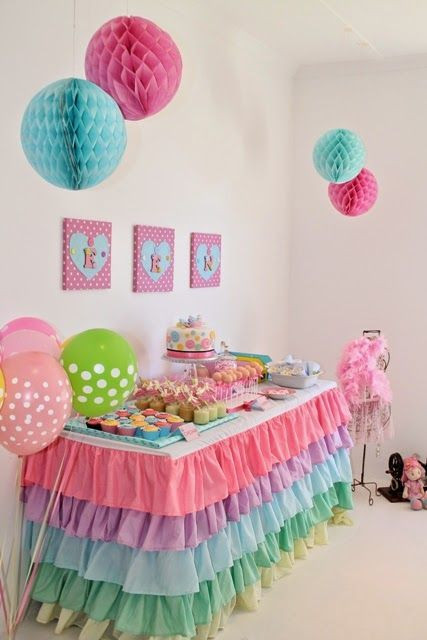 Baby Girl First Birthday Party Decorations
 34 Creative Girl First Birthday Party Themes and Ideas