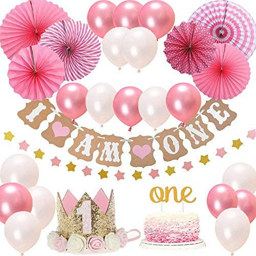 Baby Girl First Birthday Party Decorations
 1st Birthday Decorations Amazon