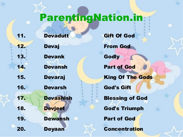 Baby Girl Names With Meaning Gift Of God
 Kark Rashi Baby Boy Names With Meanings