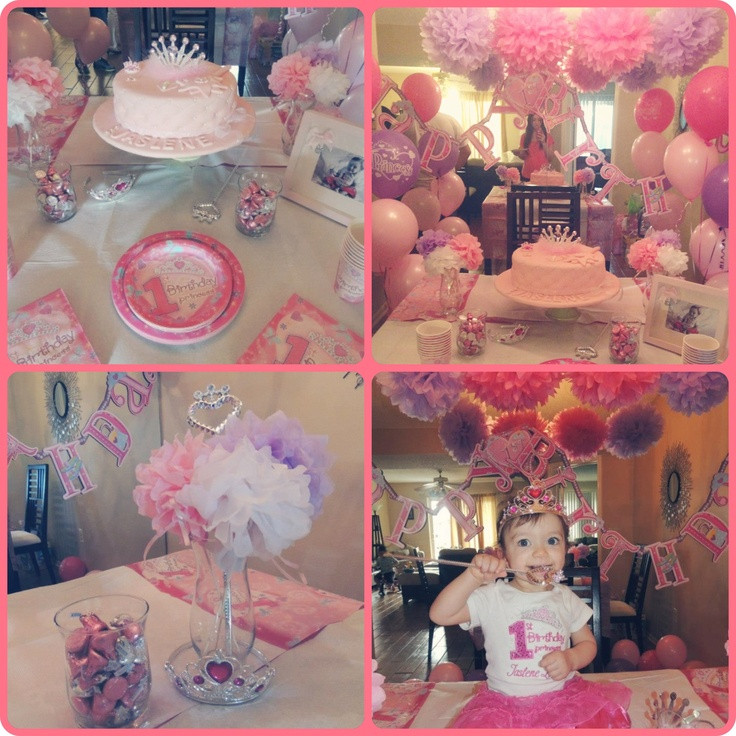 Baby Girls 1St Birthday Party Ideas
 My baby girl s first birthday princess party First