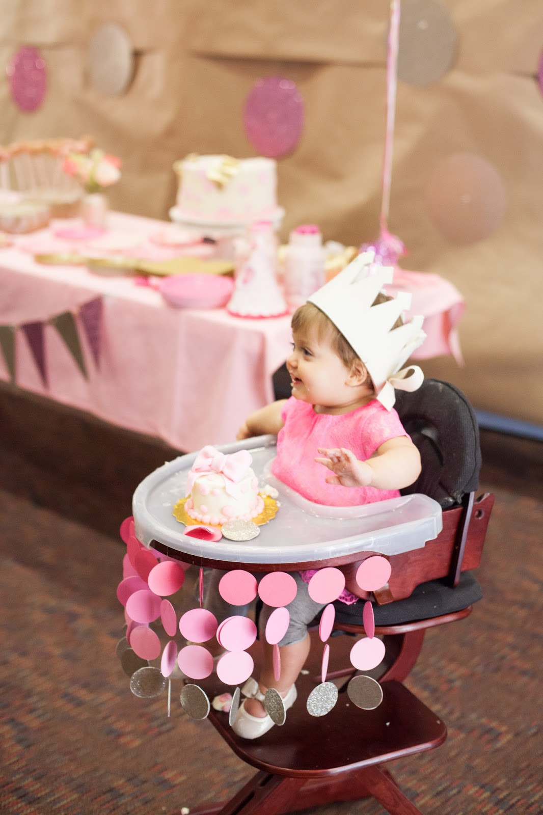 Baby Girls 1St Birthday Party Ideas
 Nat your average girl 1st birthday party decor