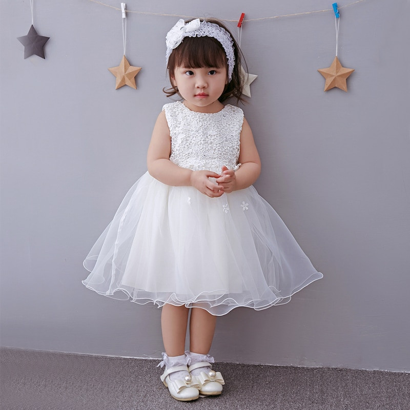 Baby Girls Party
 Baby Girl Dresses Party Wear Vestido Infant Toddler 2018
