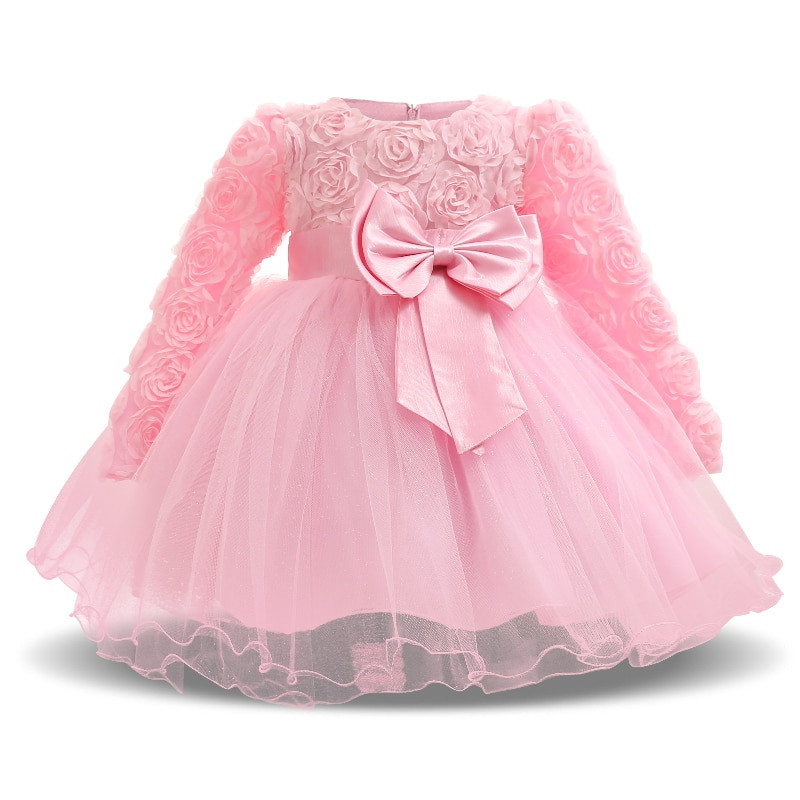 Baby Girls Party
 Winter Baby Girl Dress Girls First Christmas Family Party