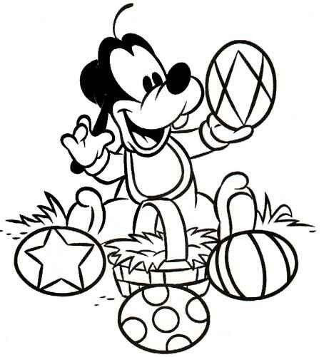Baby Goofy Coloring Pages
 Cartoon Design Baby Goofy Coloring Pages