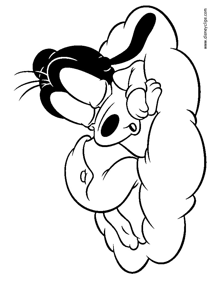 Baby Goofy Coloring Pages
 Disney Babies Printable Coloring Pages 3