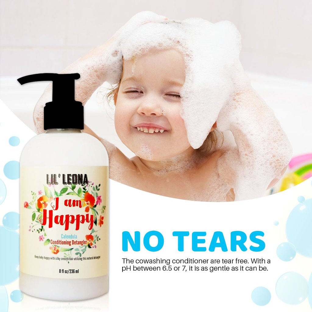 Baby Hair Detangler
 Baby Conditioner & Detangler by Lil Leona Safe and Non