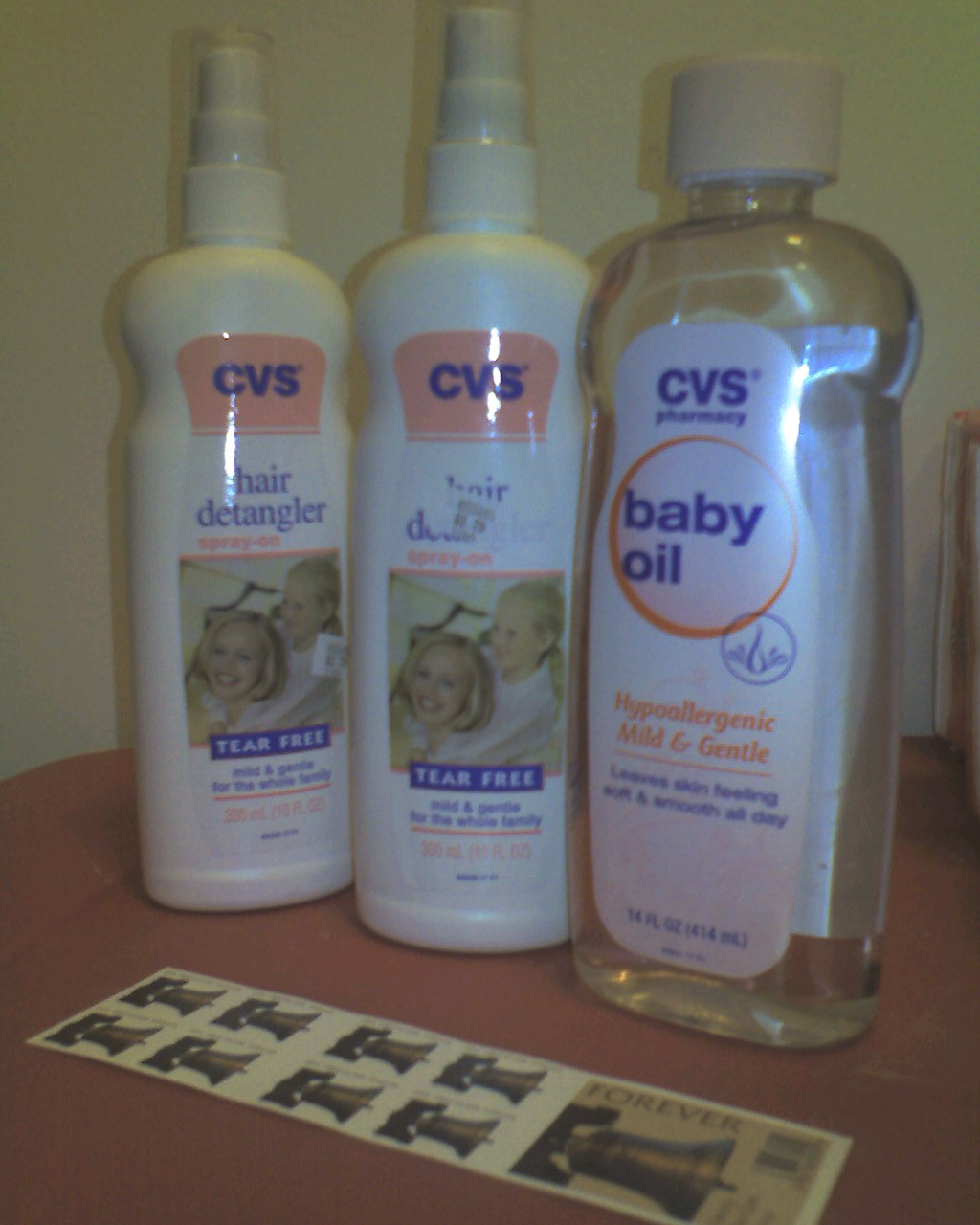 Baby Hair Detangler
 cvs trippin 7 24 baby oil hair detangler and stamps