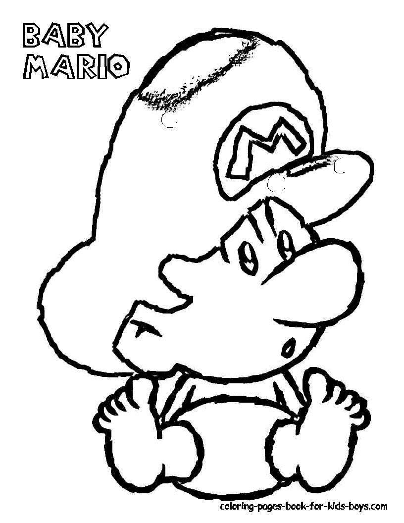 Baby Mario Coloring Pages
 Oisn s Mario Colouring Pages