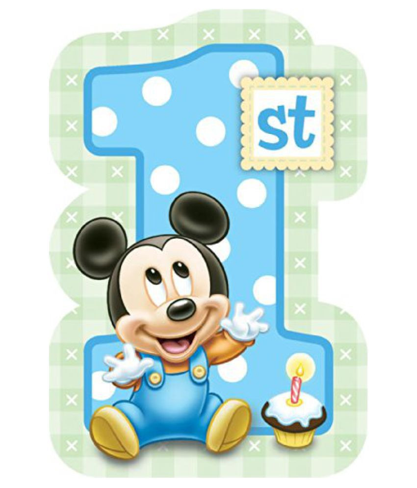 Baby Mickey Mouse Birthday Party
 Baby Mickey Mouse 1st Birthday Invitations 8 Invites