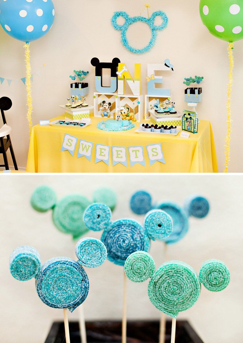Baby Mickey Mouse Birthday Party
 Creative Mickey Mouse 1st Birthday Party Ideas Free