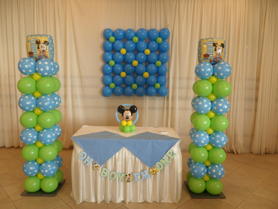 Baby Mickey Party Ideas
 BABY MICKEY 1ST PARTY PARTY DECORATIONS BY TERESA