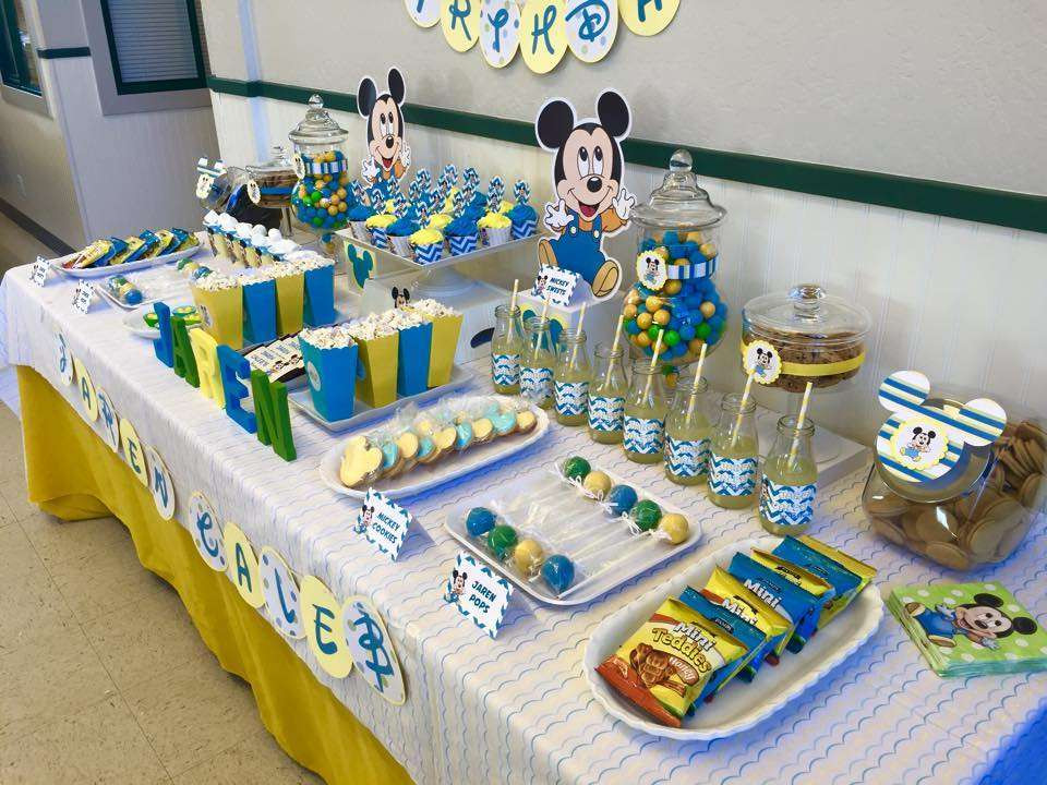 Baby Mickey Party Ideas
 Baby Mickey Mouse Birthday Party Ideas