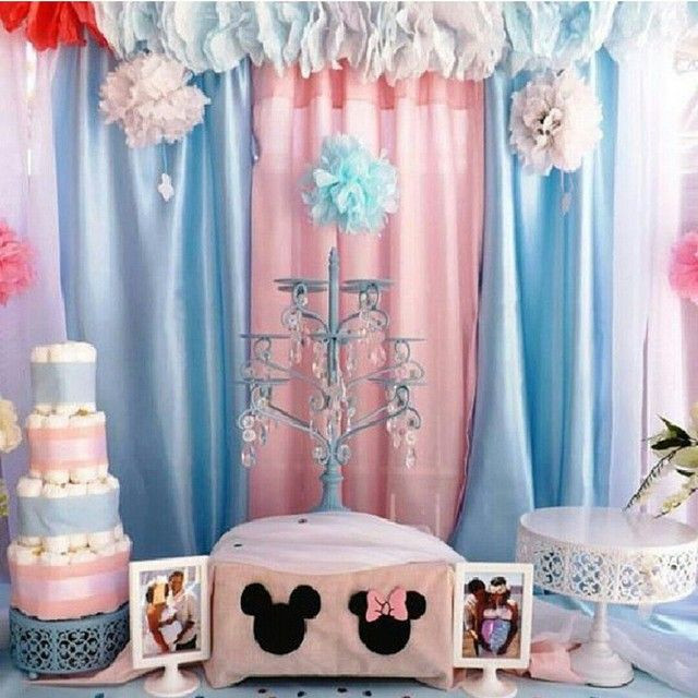 Baby Mickey Party Ideas
 Mickey and Minnie Baby Shower Party Ideas in 2019