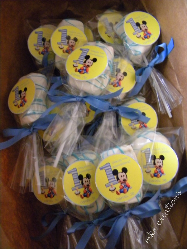 Baby Mickey Party Ideas
 MKR Creations Baby Mickey Favors