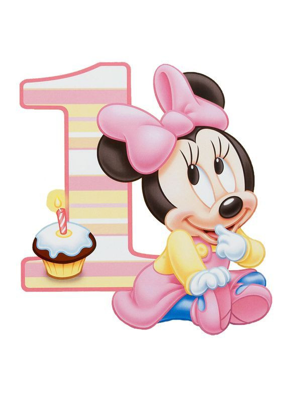 Baby Minnie Mouse 1st Birthday Invitations
 Minnie Mouse