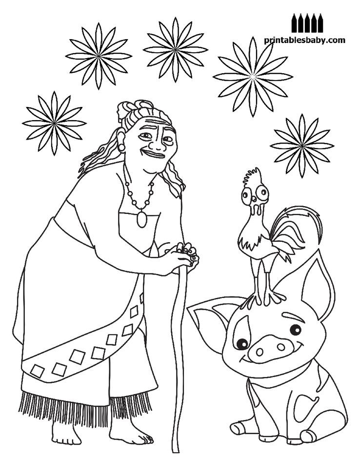 Baby Moana Coloring Page
 38 best Moana Coloring Pages images on Pinterest