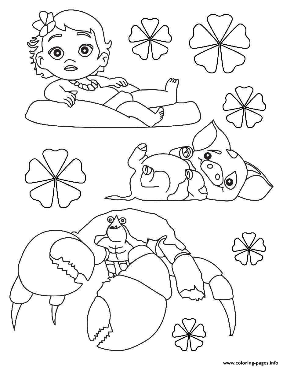 Baby Moana Coloring Page
 Baby Moana Drawing at GetDrawings