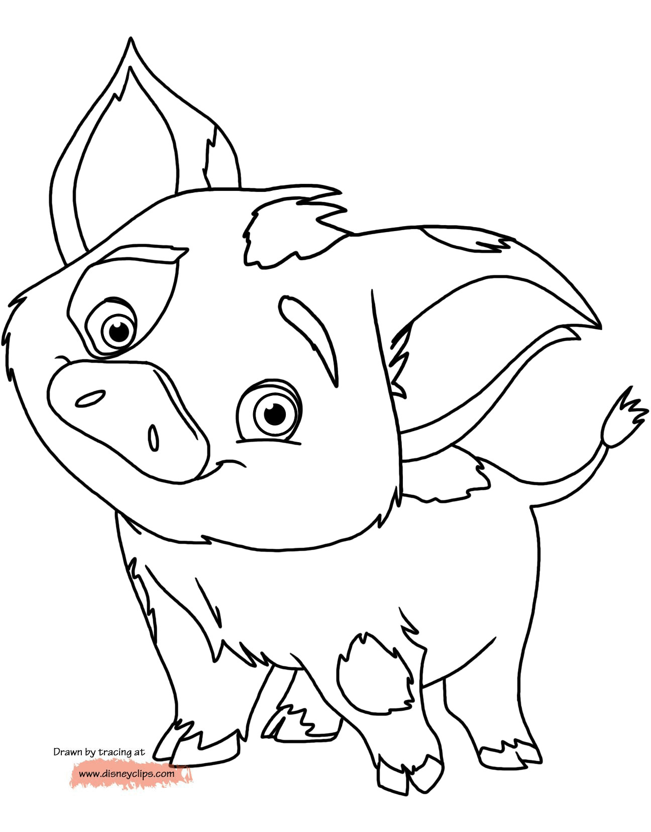 Baby Moana Coloring Pages
 Disney s Moana Coloring Pages