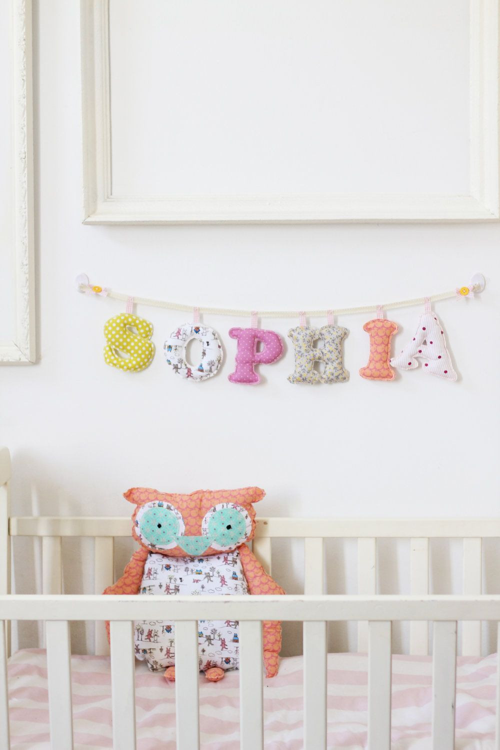 Baby Name Room Decor
 Made To Order Baby Girl Name wall Decor 6 letter girl
