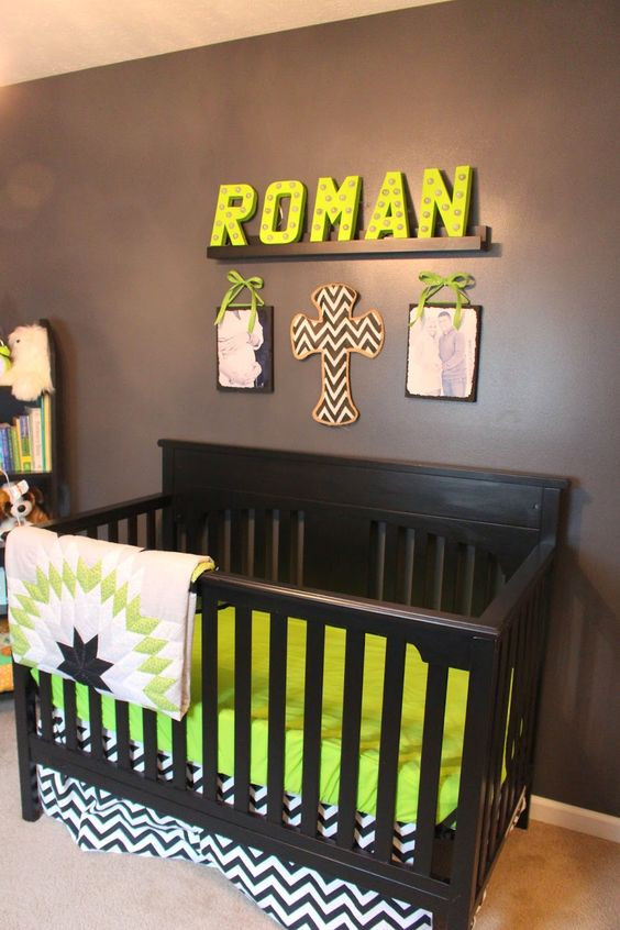 Baby Name Room Decor
 Name marquee for a little boys room or nursery light up