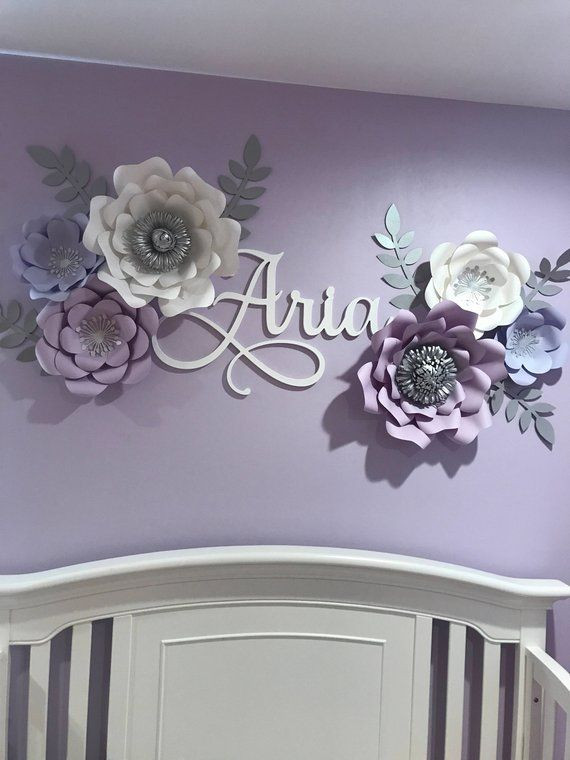 Baby Name Room Decor
 Wall Hanging Letters Painted Wooden Name Nursery Wall Sign