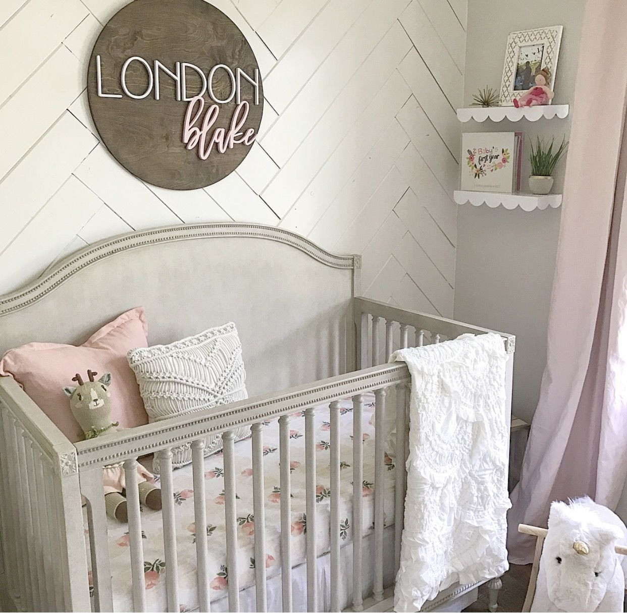 Baby Name Room Decor
 Sweet Baby Girl Nursery Baby Girl Nursery Ideas
