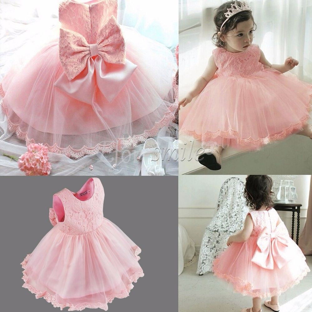 Baby Party Dresses
 Baby Girl Wedding Bridesmaid Party Baptism Christening