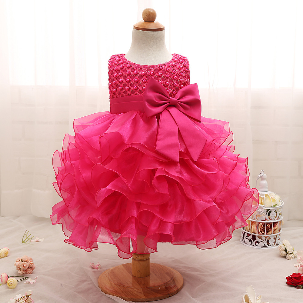 Baby Party Dresses
 2019 Trendy Baby Girl Baptism Clothes Tulle Lush Dress For