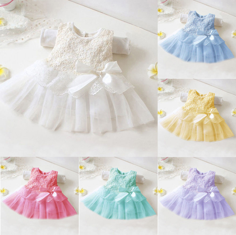 Baby Party Dresses
 Baby Kids Girl Toddler Princess Pageant Party Tutu Lace