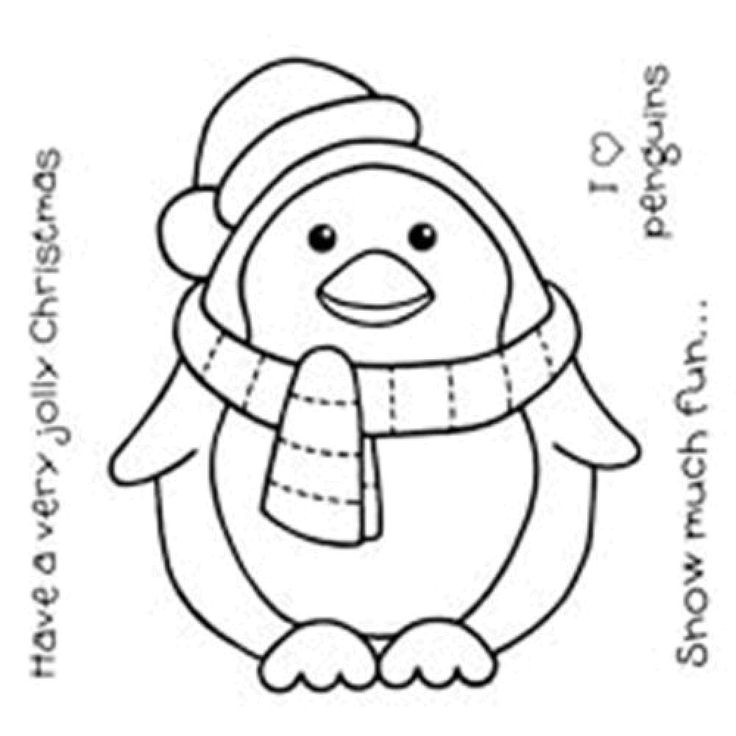 Baby Penguin Coloring Page
 Cute little penguins are always adorable and interesting