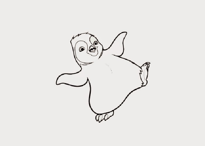 Baby Penguin Coloring Page
 Cute baby penguin coloring pages