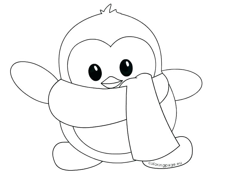 Baby Penguin Coloring Page
 Penguin Coloring pages Print coloring