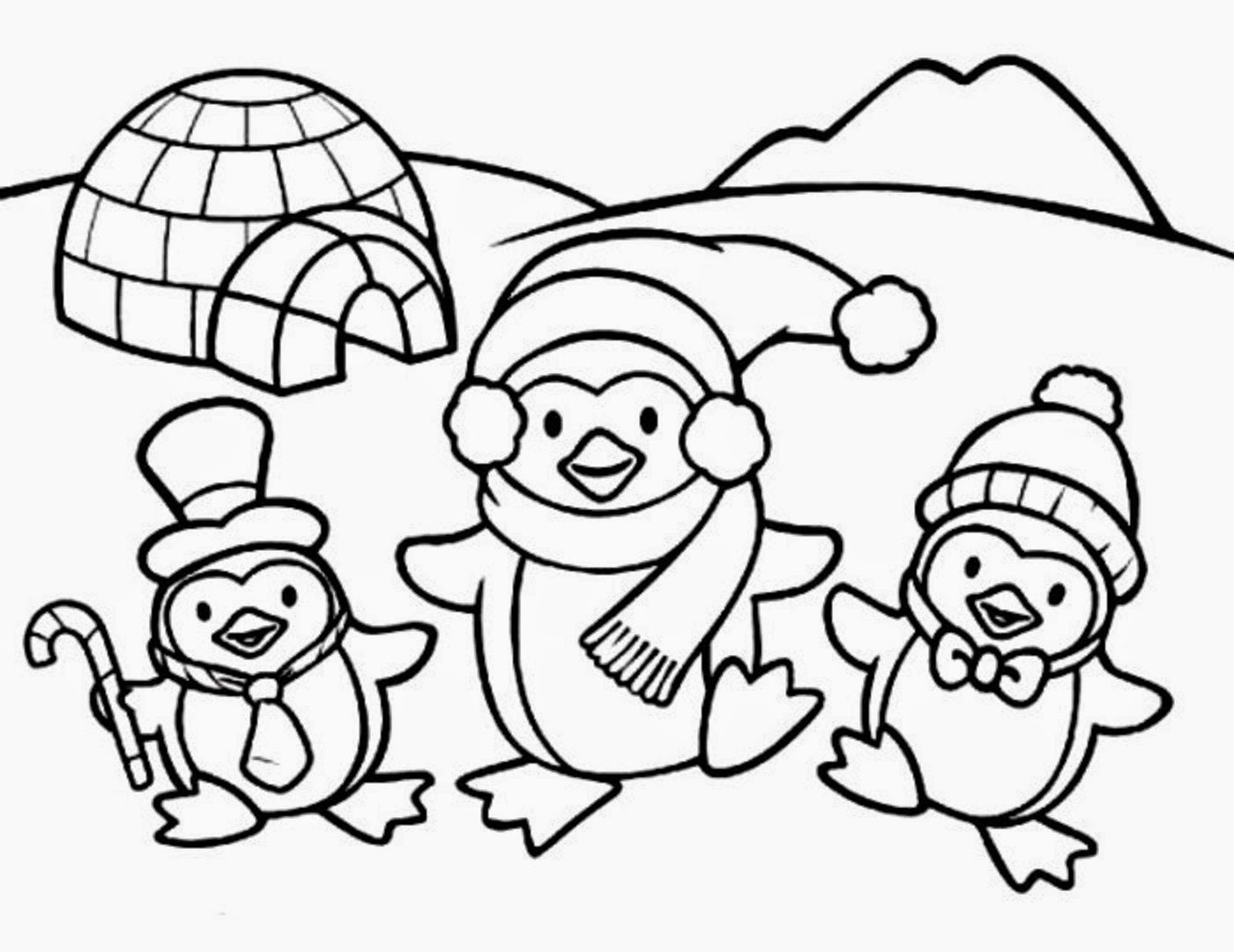 Baby Penguin Coloring Page
 colours drawing wallpaper Cute Baby Penguin Colour